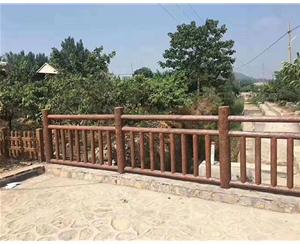 仿樹皮階梯護欄